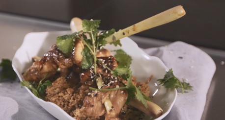 Teriyaki-Zitronengras-Hühnerspieße