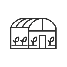Gewächshaus-Icon