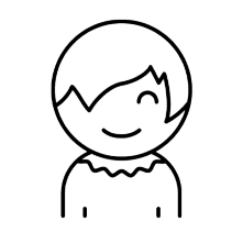 Lächelndes Kind-Icon