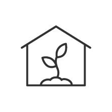 Pflanzenhaus-Icon
