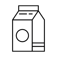 Milchpackung-Icon