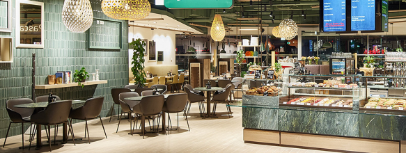 Eingang in ein INTERSPAR-Restaurant