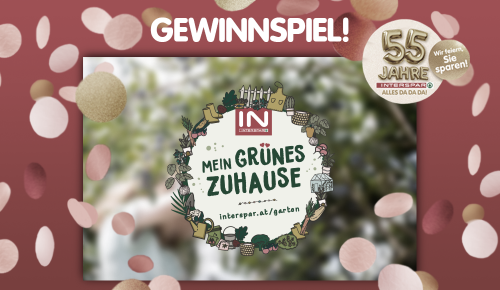 Sujet für das Jänner-Gewinnspiel: 5x 1 "Mein grünes Zuhause"-Paket