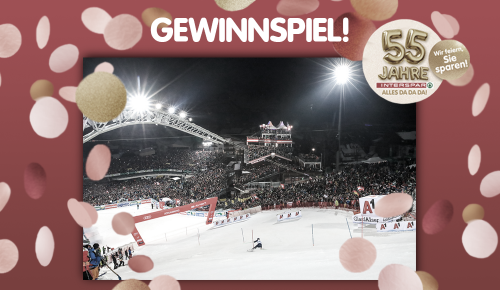 Sujet für das Jänner-Gewinnspiel: 1x 2 VIP-Tickets für das Schladming Nightrace am Mi, 29.1.2025