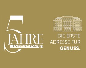 Sujet zum 5-jährigen Jubiläum des INTERSPAR am Schottentor