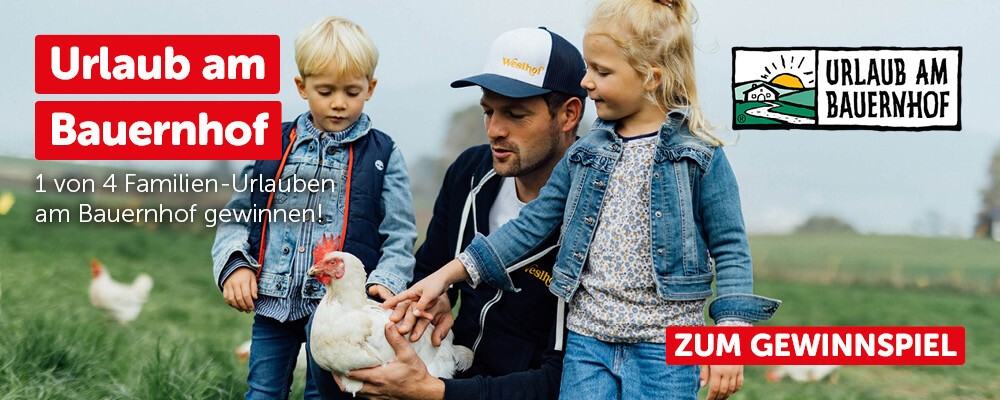 Sujet zum "Urlaub am Bauernhof"-Gewinnspiel 2026