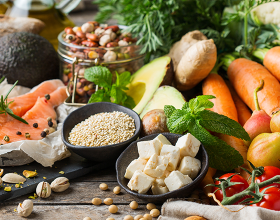 Verschiedenes Obst und Gemüse