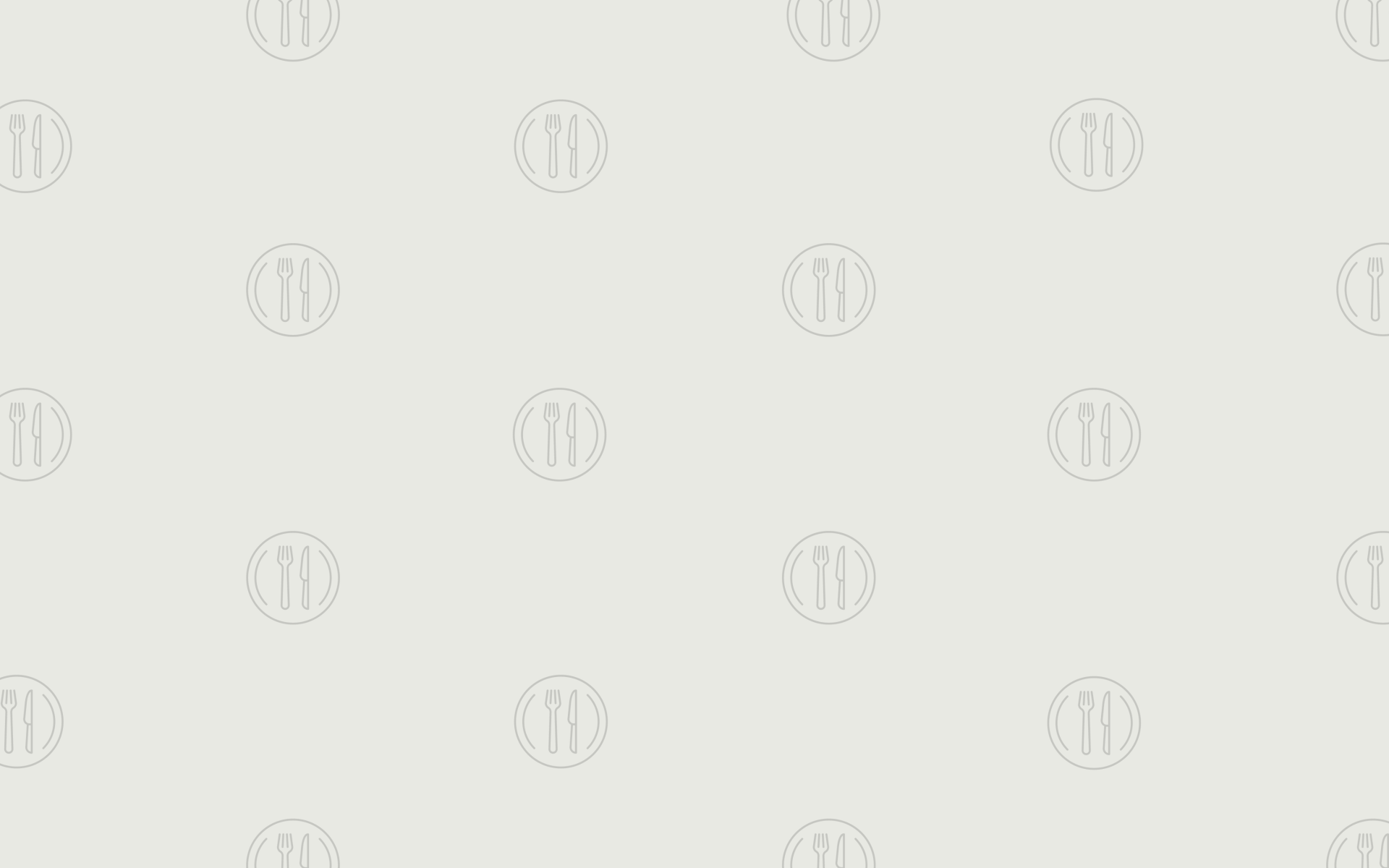 Viele kleine Teller-Icons auf einem hellgrünen Hintergrund