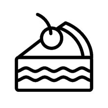 Kuchenstück-Icon