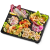 Eine Heringsschmaus-Platte mit verschiedenen Fisch-Aufstrichen., Fisch-Wraps und mehr