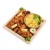 Ein frisches Backhendl. mit Kartoffelsalat und Preiselbeeren