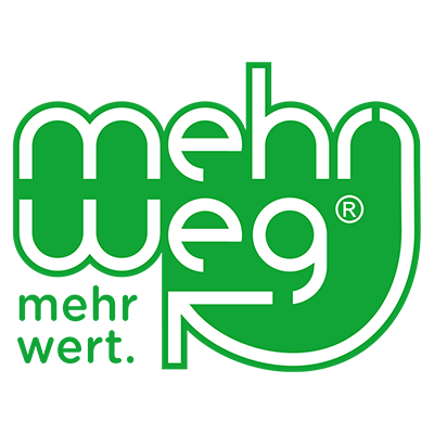 Grünes Mehrweg-Logo