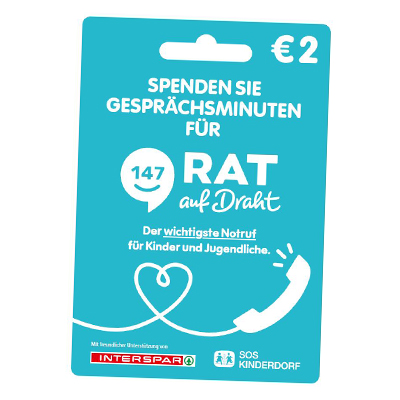 INTERSPAR spendet für Rat auf Draht