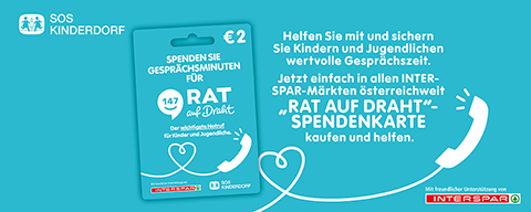 INTERSPAR spendet für Rat auf Draht