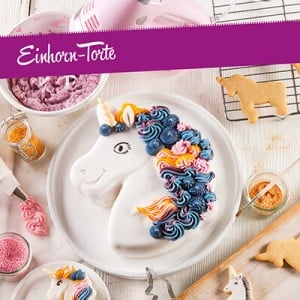 Foto einer Einhorn-Torte von Sally
