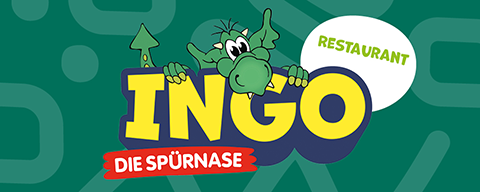 INGO Banner mit der Aufschrift "Restaurant"