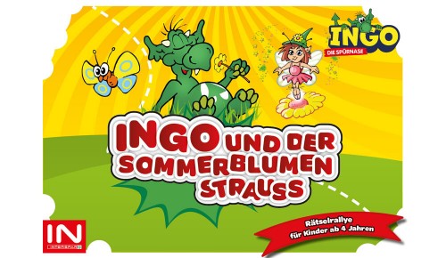 INGOs Rätselrallye: INGO und der Sommerblumenstrauss