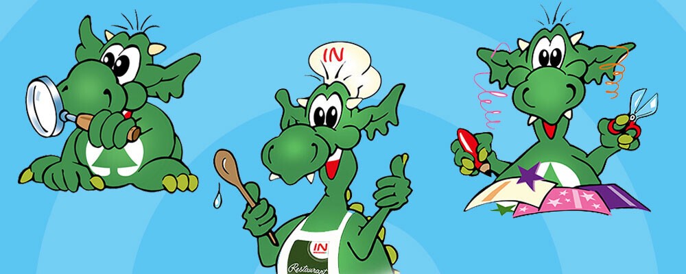 Verschiedene INGOs beim Basteln, Rätseln und Kochen