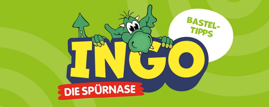 INGO-Banner mit der Aufschrift "Basteltipps"
