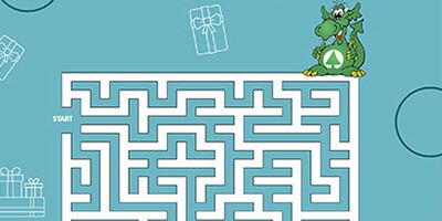 Spannendes Labyrinth zum Spielen für Kinder