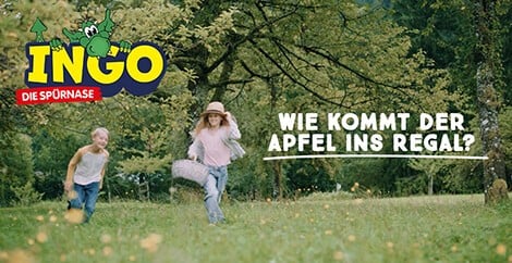 Video-Thumbnail zum INGO-Video "Wie der Apfel ins Regal kommt"