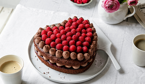 Schoko-Himbeer-Torte für die SPAR Mahlzeit!