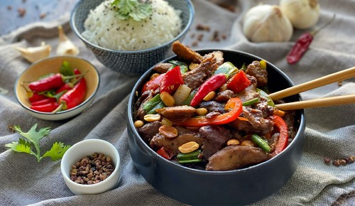 SPAR Mahlzeit! Veganes Kung Pao Chicken