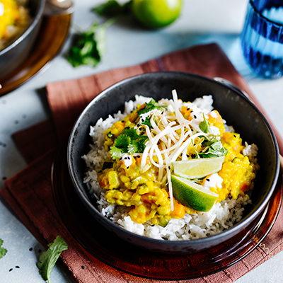 SPAR Mahlzeit Cremiges Mung Dal mit Gemüse 