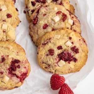 Sallys Weiße Schokolade-Himbeer-Cookies