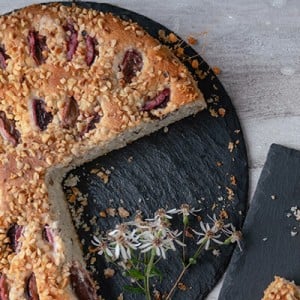 Sallys Zwetschkennusskuchen
