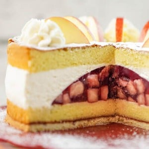 Sallys Apfel-Kirsch-Torte