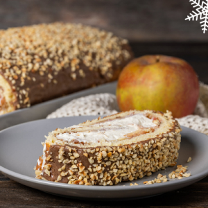 Sallys Bratapfel-Biskuitrolle