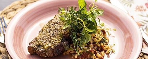 Didi Maiers Lammkeulensteak