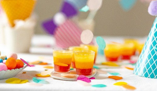 SPAR Mahlzeit! Rainbow Jello-Shots