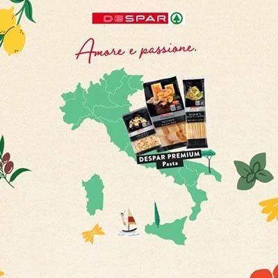 Sujet von DESPAR zur Herkunft der DESPAR PREMIUM Pasta
