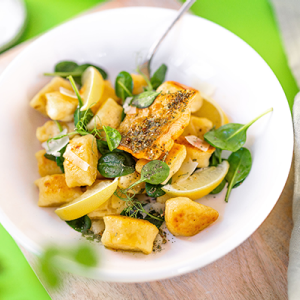 esaibling mit Ricotta-Gnocchi für die SPAR Mahlzeit!