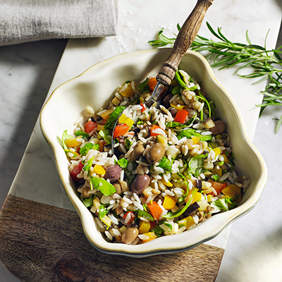  Insalata di Riso in einem Teller | SPAR Mahlzeit!