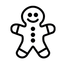 Lebkuchenmann-Icon