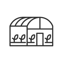 Gewächshaus-Icon
