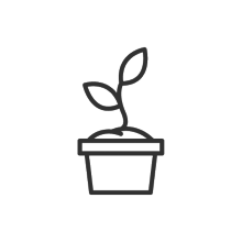 Pflanze mit Topf-Icon