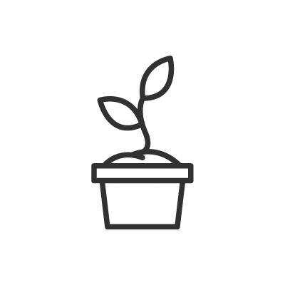 Pflanze in einem Topf-Icon
