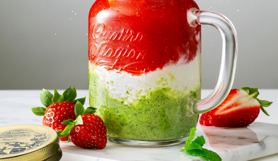 Rezeptfoto Regenbogen-Smoothie