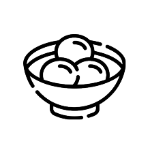Ein Icon, der für ein Rezept steht