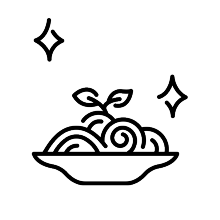 Ein Icon, der für ein Rezept steht