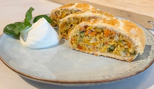 Didi Maiers Gemüsestrudel mit Karotten, Brokkoli und mehr