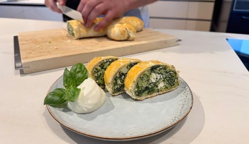 Didi Maiers Spinatstrudel mit Fetakäse