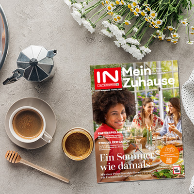 Das neue Mein Zuhause-Magazin auf einem Tisch