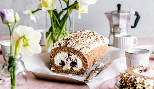 Schwarzwälderkirsch Roulade für die SPAR Mahlzeit!