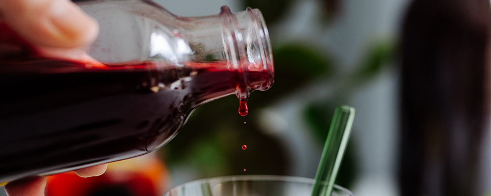 Erfrischender Brombeersirup für die SPAR Mahlzeit!