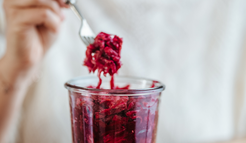 Pink Kimchi für die SPAR Mahlzeit!